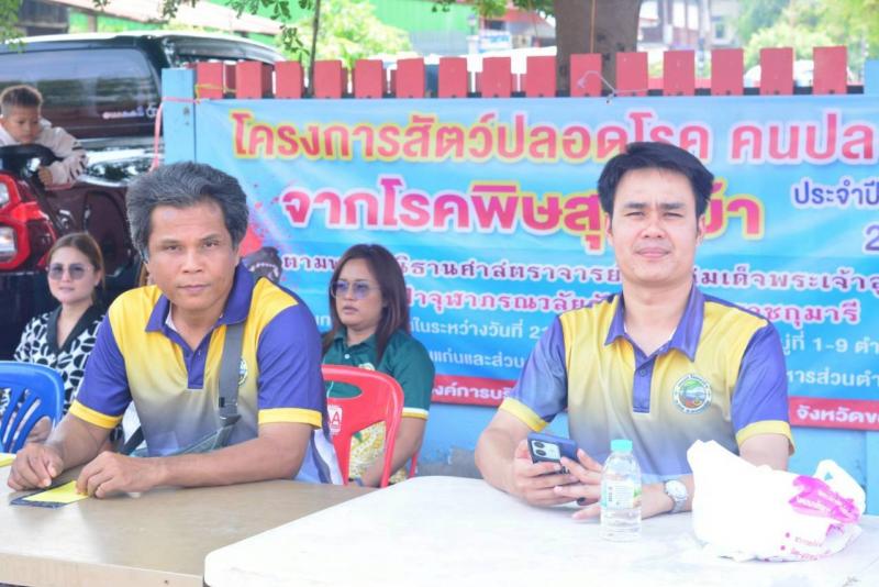 โครงการ สัตวปลอดโรค คนปลอดภัย จากโรคพิษสุนัขบ้า  ประจำปีงบประมาณ  2569  บ้านโนนเมือง หมู่ที่ 8