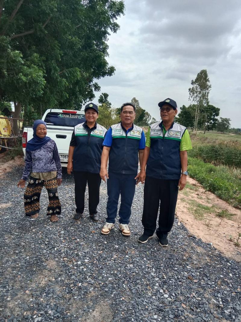 โครงการปรับปรุงถนนลงหินคลุก สายบ้านโนนฝ้าย  หมู่ที่ 9  